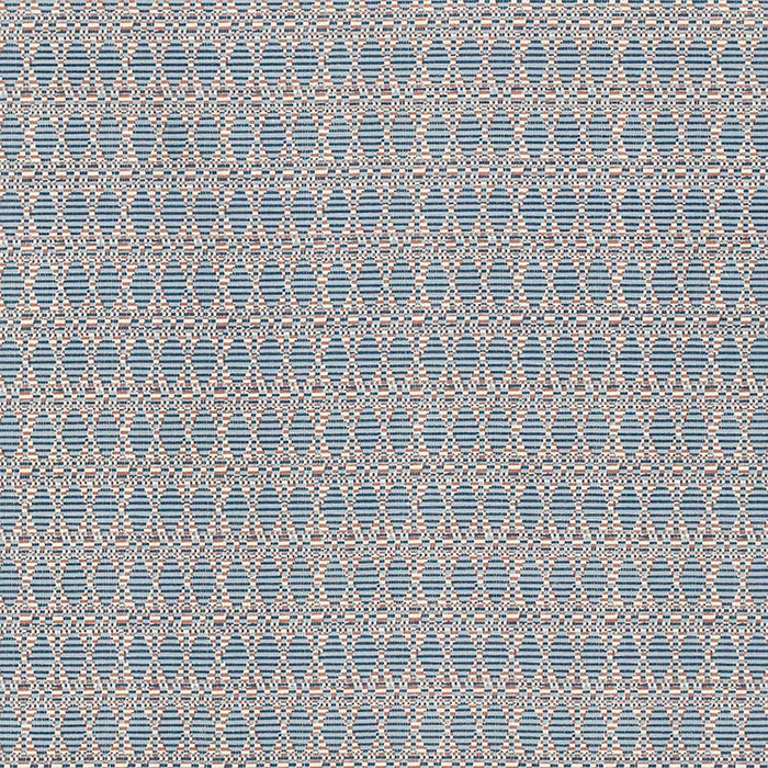 Templeton Kata Blue/Coral Fabric Sample T2006-02