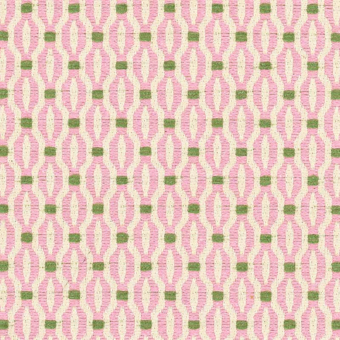 Marvic Textiles Trellis Rose Pink Fabric Sample 1425