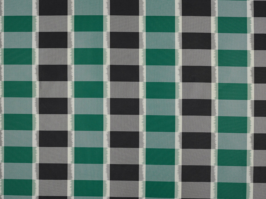 Braquenie Zanaide Noir Emeraude Fabric Sample B7630001