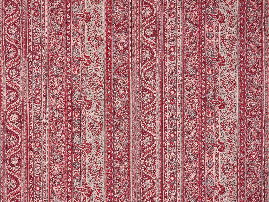 Braquenie Beauharnais Vermillon Fabric Sample B7649002