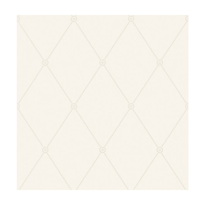 Cole & Son Large Georgian Rope Trellis Ivory Wallpaper 100/13060.CS.0