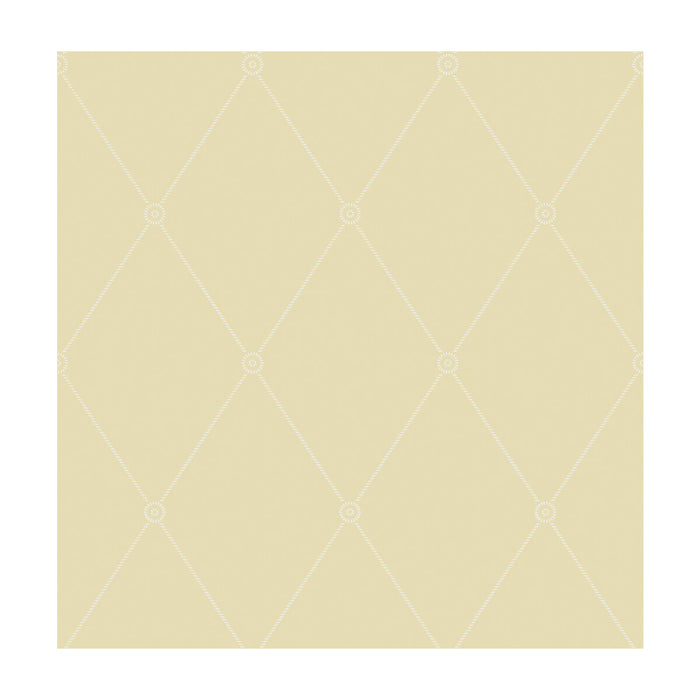 Cole & Son Large Georgian Rope Trellis Straw Wallpaper 100/13063.CS.0