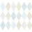 Cole & Son Punchinello Soft Blue Wallpaper 103/2011.CS.0
