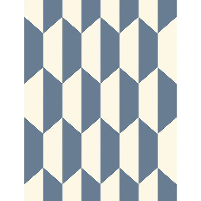 Cole & Son Tile Blue And White Wallpaper 105/12054.CS.0