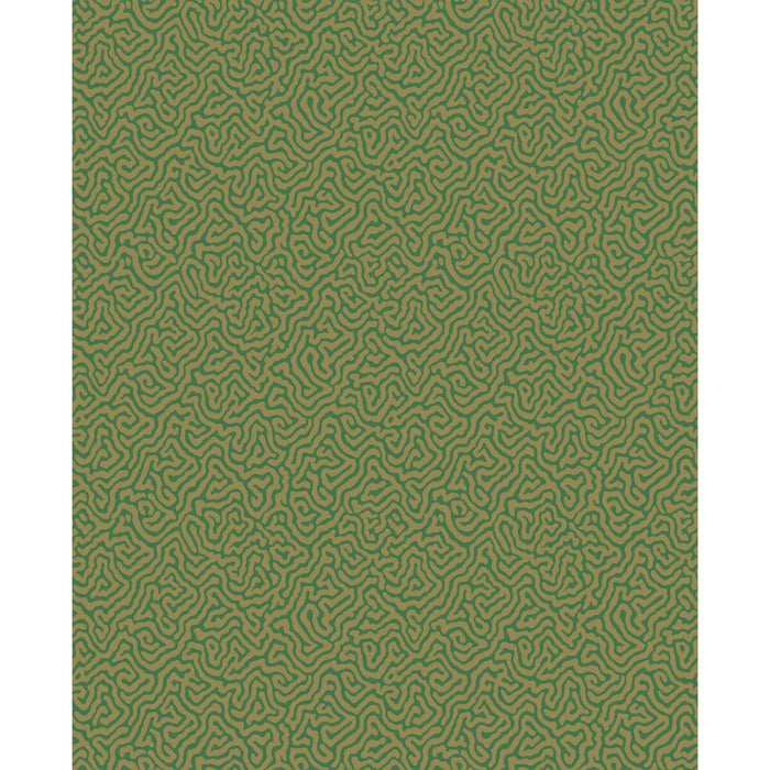 Cole & Son Vermicelli Green & Gold Wallpaper 107/4022.CS.0