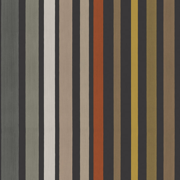 Cole & Son Carousel Stripe Charcoal Wallpaper 108/6031.CS.0