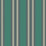 Cole & Son Polo Stripe Teal/Gilver Wallpaper 110/1002.CS.0