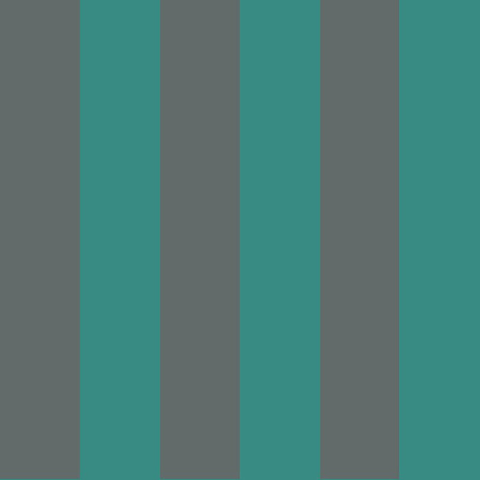 Cole & Son Glastonbury Str Teal+Charcoal Wallpaper 110/6032.CS.0