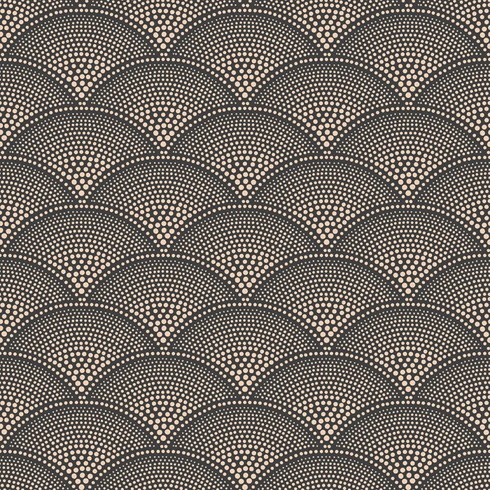 Cole & Son Feather Fan Charcoal/Bronze Wallpaper 112/10033.CS.0