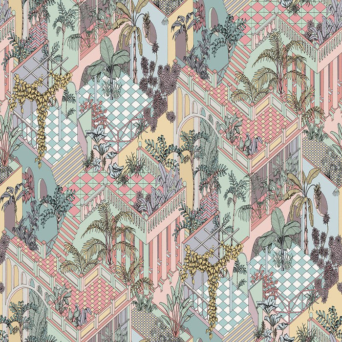 Cole & Son Miami Pastel Wallpaper 112/6023.CS.0