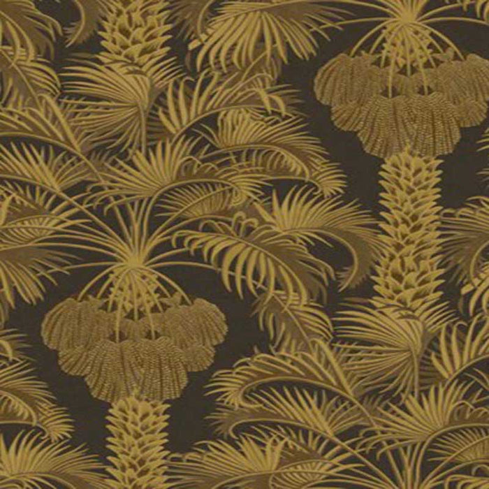 Cole & Son Hollywood Palm Charcoal & Gold Wallpaper 113/1001.CS.0