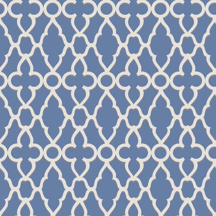 Cole & Son Treillage White/Hyacinth Wallpaper 116/6021.CS.0