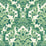 Cole & Son Lola Forest Greens On White Wallpaper 117/13040.CS.0