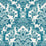 Cole & Son Lola Petrol Blues On White Wallpaper 117/13042.CS.0