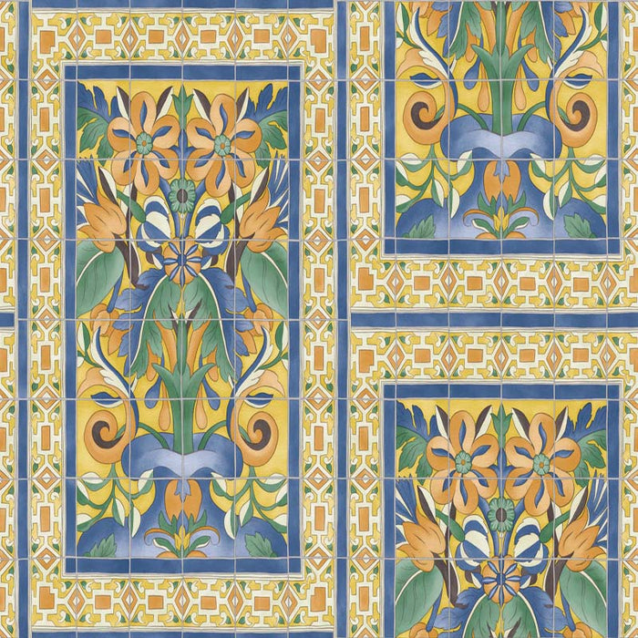 Cole & Son Triana Marigold & Hyacinth/Canary Yellow Wallpaper 117/5015.CS.0
