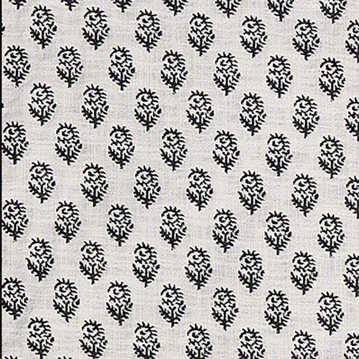 Peter Dunham Rajmata Charcoal On Natural Fabric 131RJT21