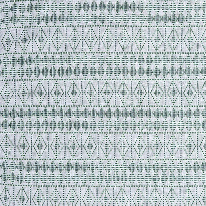 Peter Dunham Souk Green/Gray On White Fabric 131SUK08