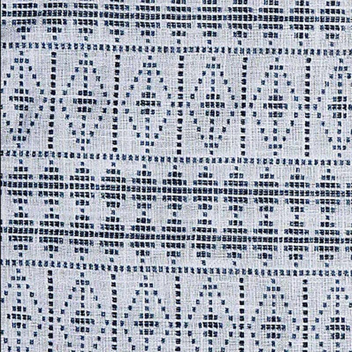 Peter Dunham Souk Indigo/Midnight On White Fabric 131SUK11