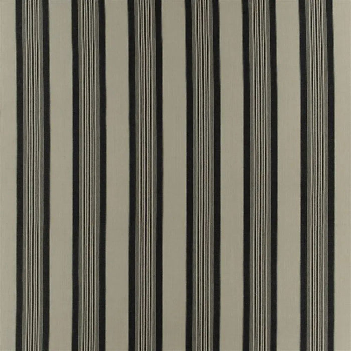 Ralph Lauren Tack House Stripe Black Fabric FRL5137/01