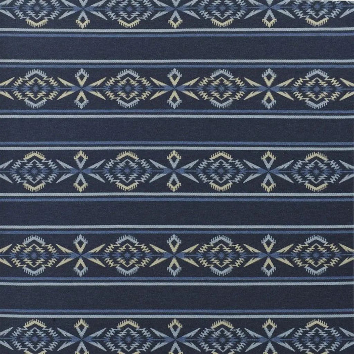 Ralph Lauren Arrowhead Stripe Night Sky Fabric FRL5147/01