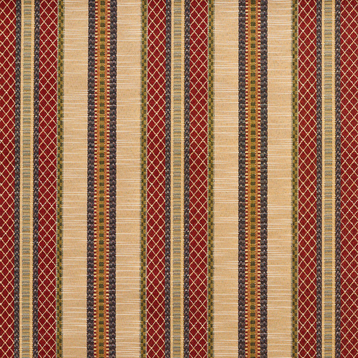 Charlotte Ecru Stripe Fabric 1988
