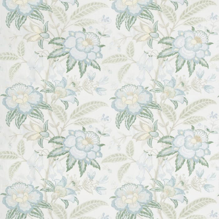Lee Jofa Davenport Print Sea Mist Fabric 2017164.153.0