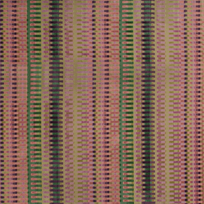Lee Jofa Picket Multi/Plum Fabric 2019153.103.0