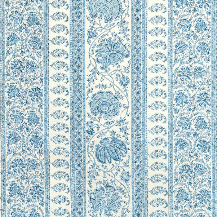 Lee Jofa Indiennes Stripe Delft Fabric 2022106.5.0