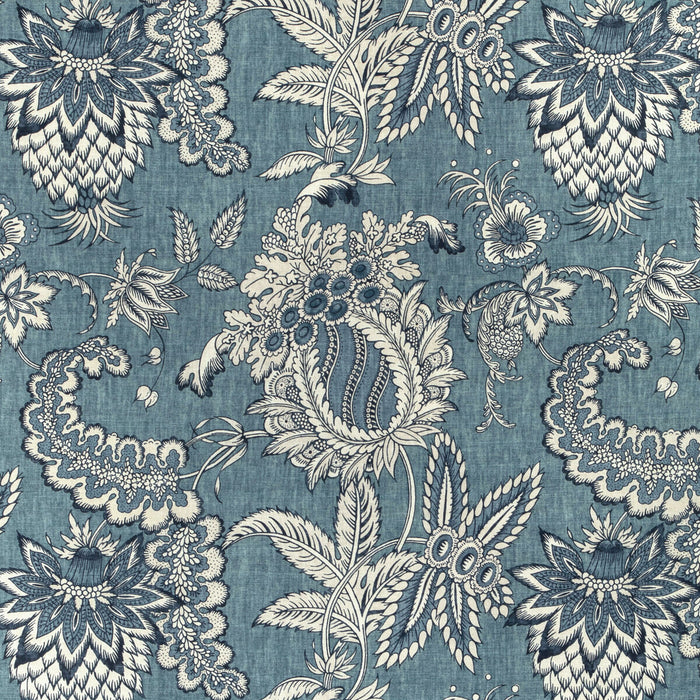 Lee Jofa Jennings Print Blue Fabric 2022115.5.0