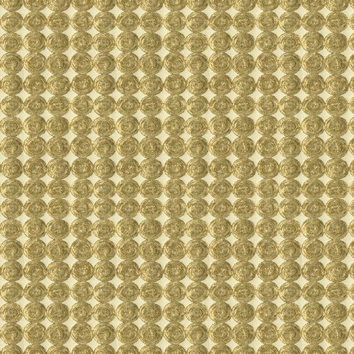 Kravet Couture Rare Coin White Gold Fabric 33557.4.0