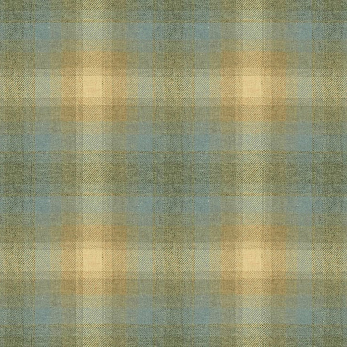 Kravet Couture Toboggan Plaid Silver Blue Fabric 33912.1615.0