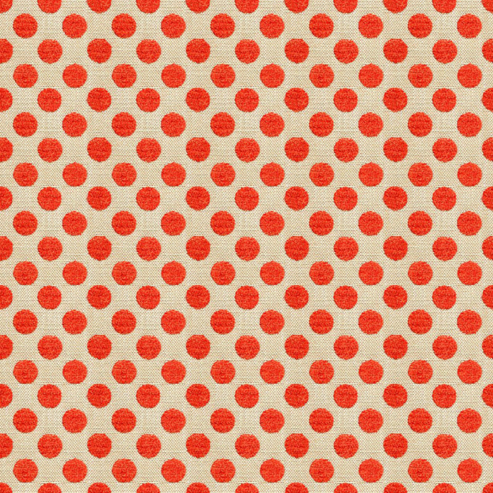 Kravet Design Posie Dot Hot Coral Fabric 34070.1216.0