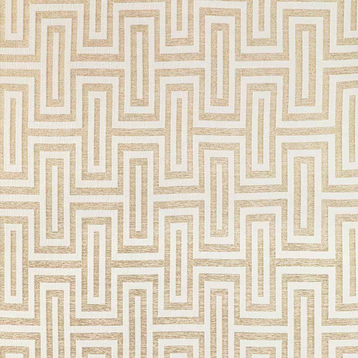 Kravet Couture Geo Glam Ivory Gold Fabric 36340.4.0