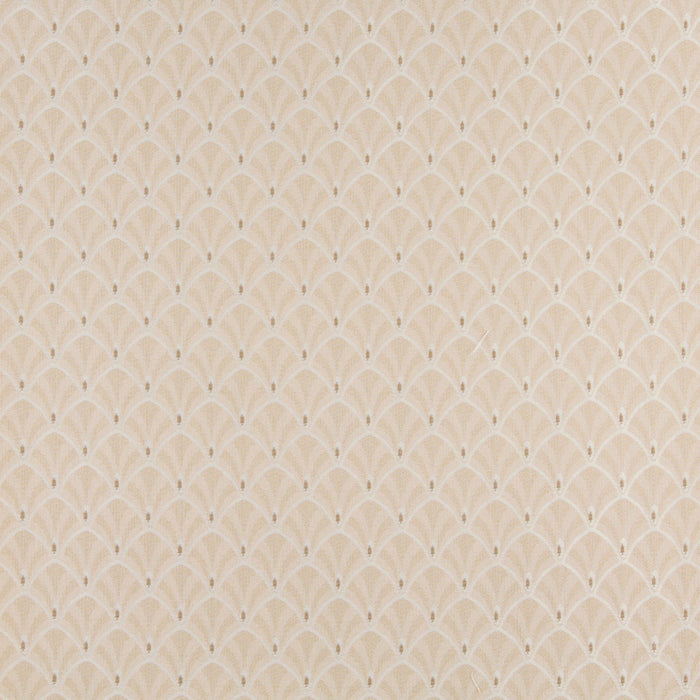 Charlotte Ecru Fan Fabric Sample 4303