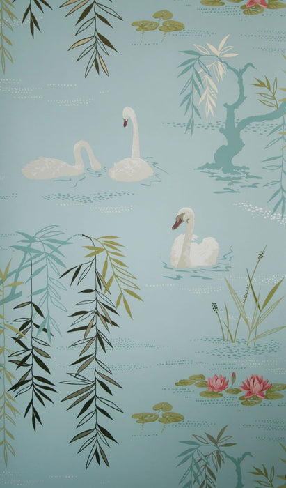 Nina Campbell Swan Lake 6 Wallpaper NCW4020-06