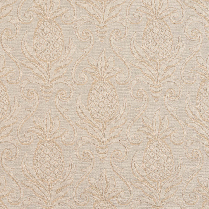 Charlotte Ivory/pineapple Fabric Sample 5519