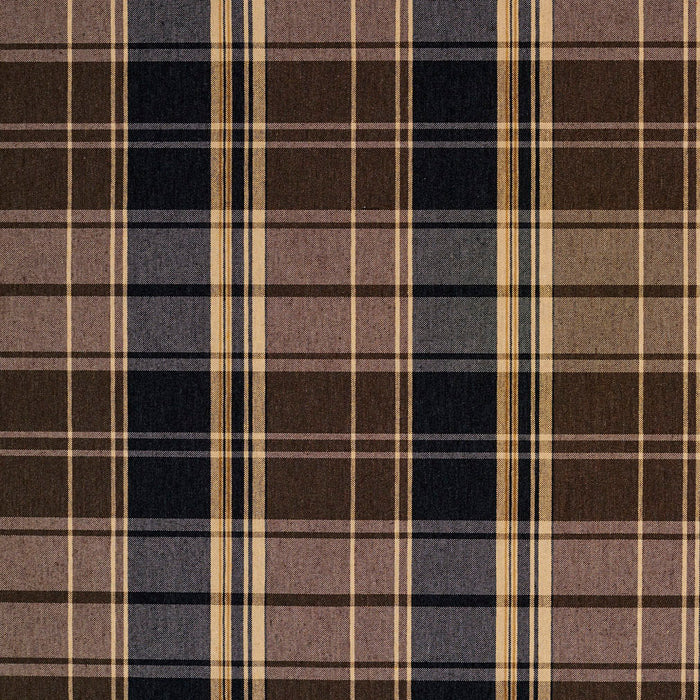 Charlotte Espresso Plaid Fabric Sample 5807