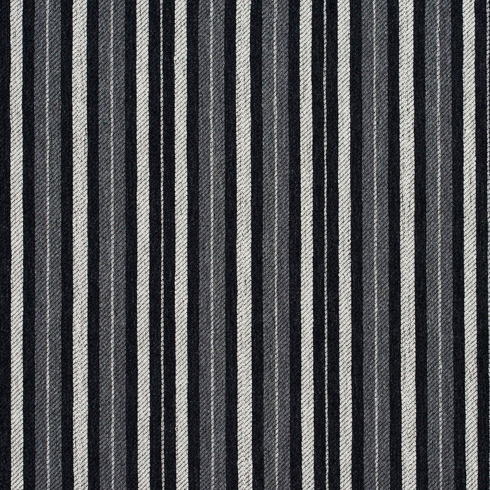 Charlotte Onyx Stripe Fabric Sample 5825
