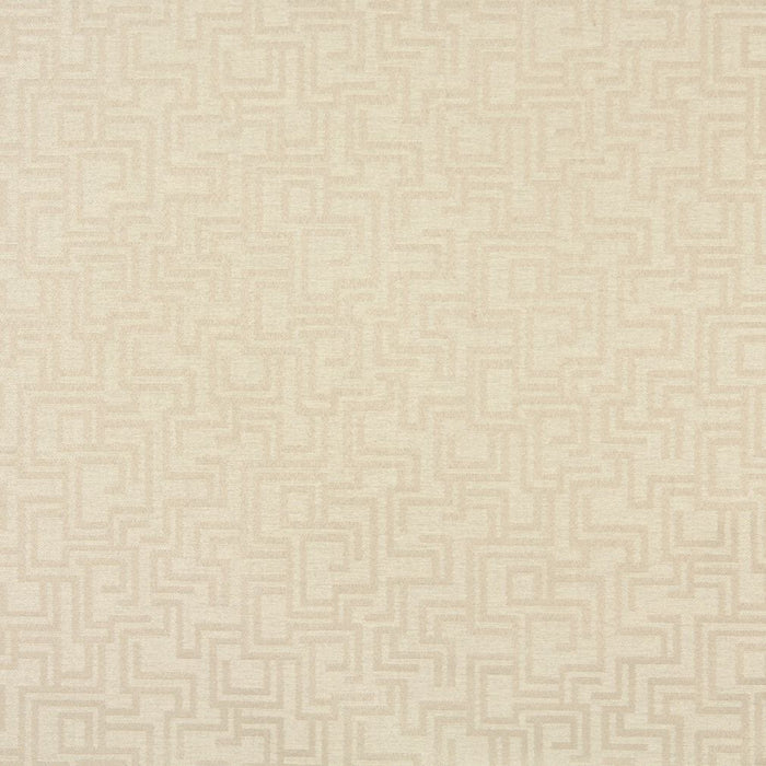 Charlotte Ivory/geometric Fabric Sample 6637