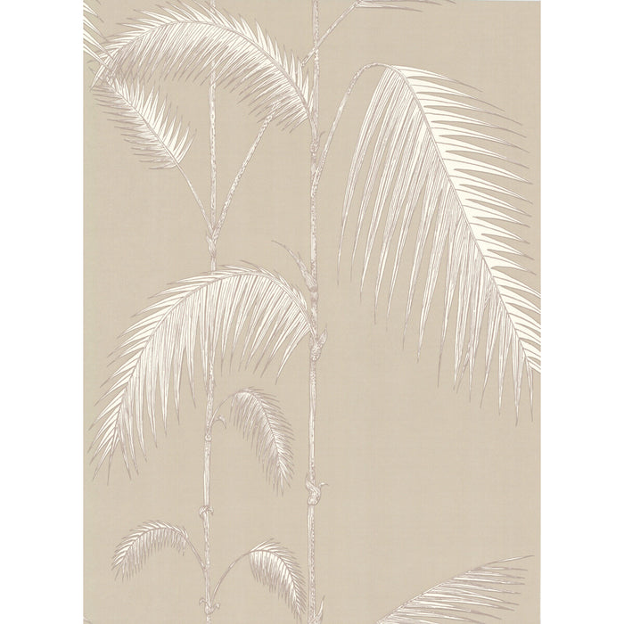 Cole & Son Palm Leaves Taupe/W Wallpaper 66/2013.CS.0