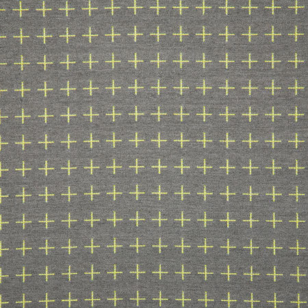 Pindler Grid Citron Fabric 6762
