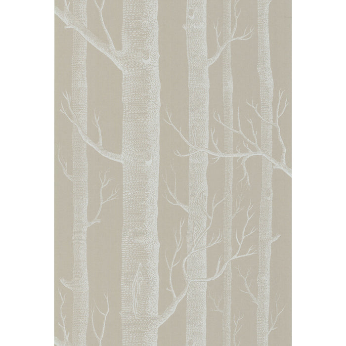 Cole & Son Woods White/Taupe Wallpaper 69/12149.CS.0