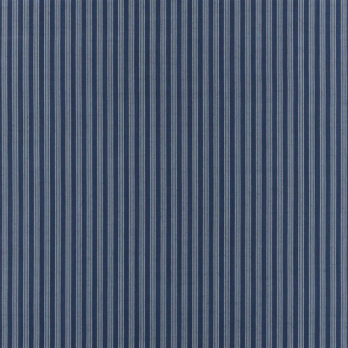 Ralph Lauren Bungalow Stripe Indigo Fabric FRL5006/01