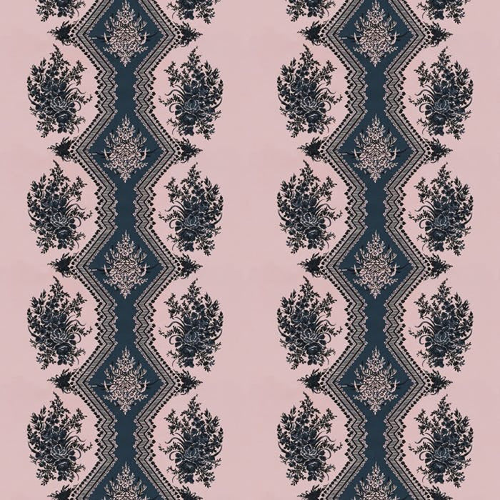 Brunschwig & Fils Coppelia Satin Rose Fabric 8015139.17.0