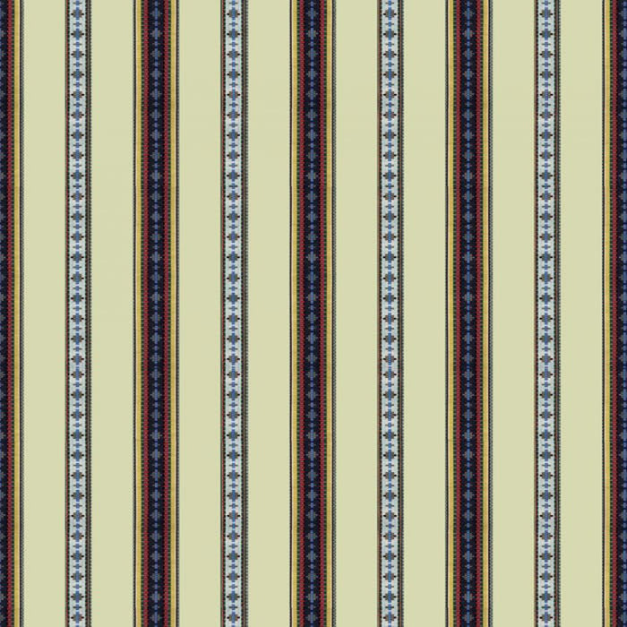 Brunschwig & Fils Rayure Broderie Beige Fabric 8015147.16.0