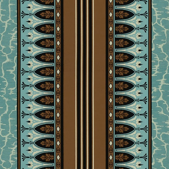 Brunschwig & Fils Lola Montez Turquoise Fabric 8015166.635.0