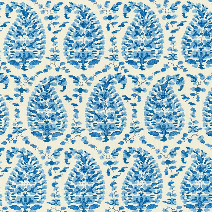 Brunschwig & Fils Rougier Print Blue Fabric 8020130.5.0