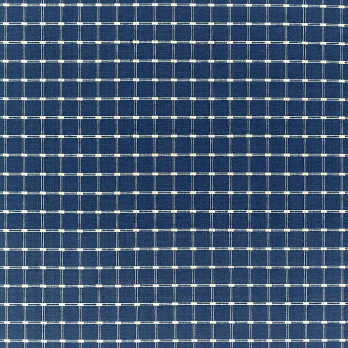 Brunschwig & Fils Lison Check Navy Fabric 8022116.50.0