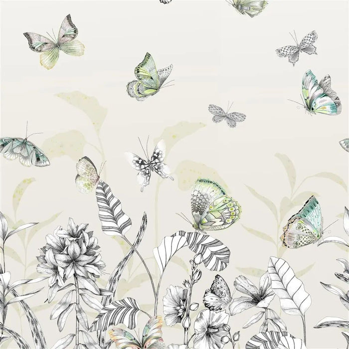 Designers Guild Papillons Panel 1 Wallpaper PDG1058-01