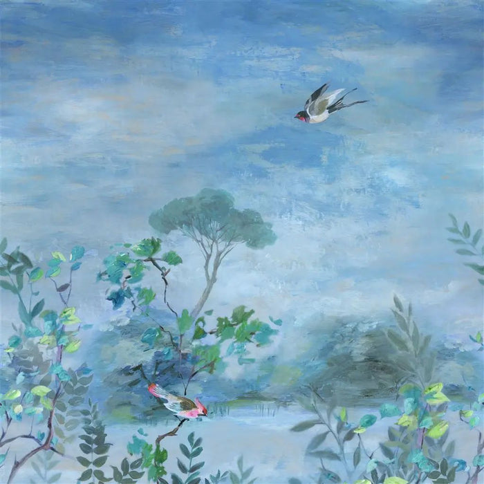 Designers Guild Giardino Segreto Scene 2 Panel 1 Wallpaper PDG1057-01
